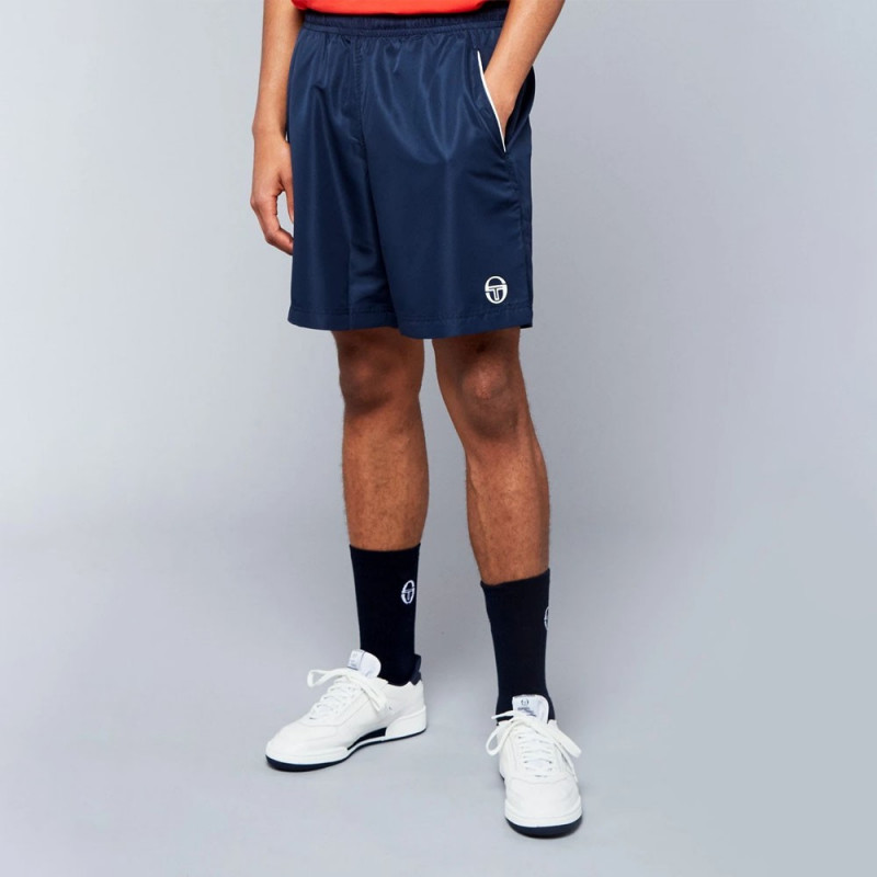 Short Sergio Tacchini Rob bleu chez DM'Sports