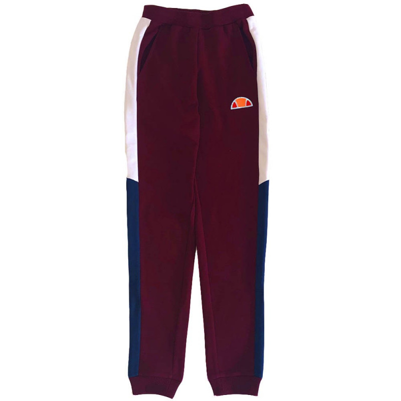 Pantalon Ellesse Kylian Bordeaux/Blanc à retrouver sur dmsports.fr
