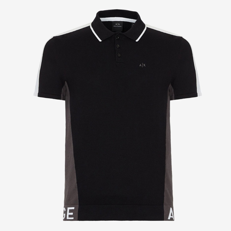 Polo Armani Exchange Noir en ligne sur DM'Sports