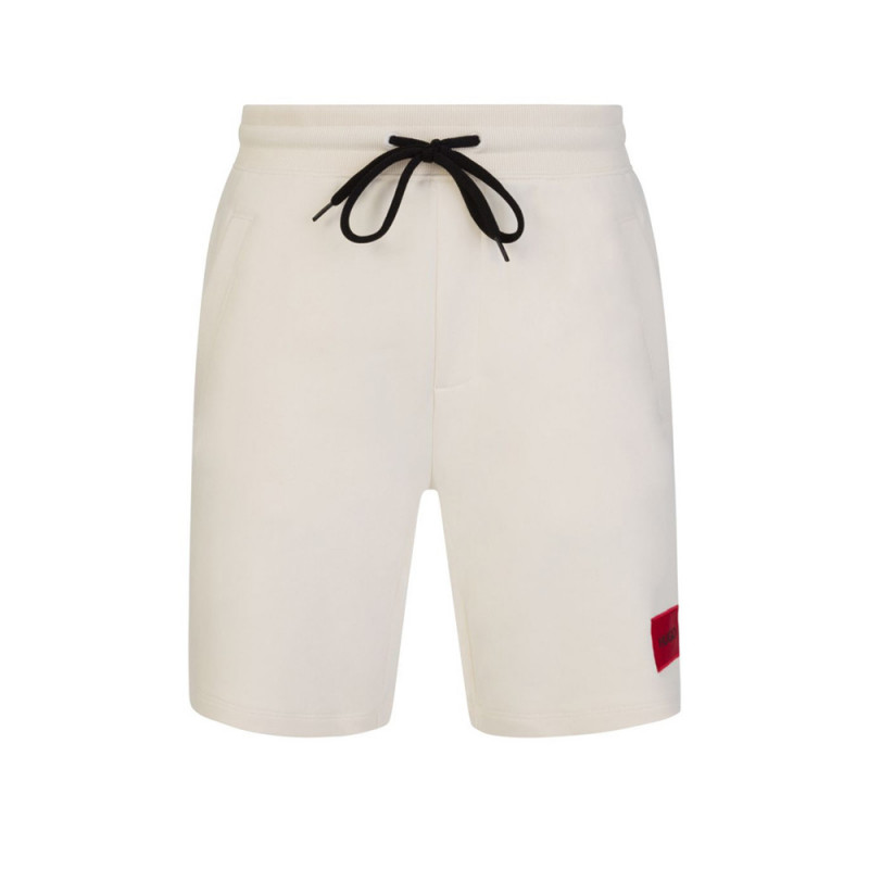 Short de survêtement Diz212 Relaxed Fit en coton beige chez DM'Sports