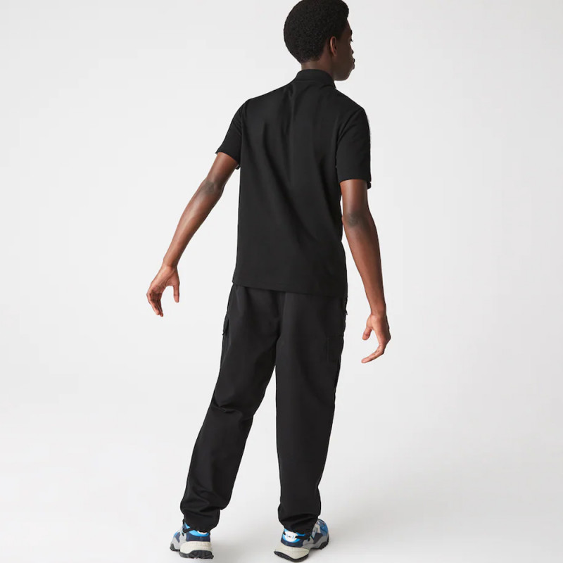 Polo Lacoste regular fit en coton ultra léger - bandes siglées - DM'S