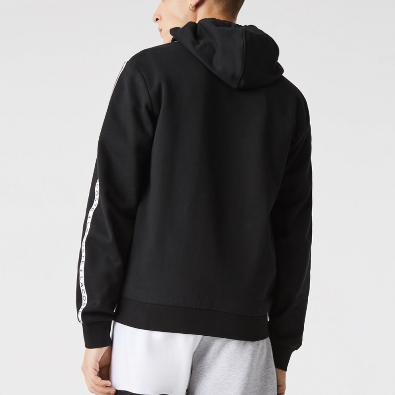 Sweatshirt Lacoste zippé à capuche en molleton chez DM'Sports