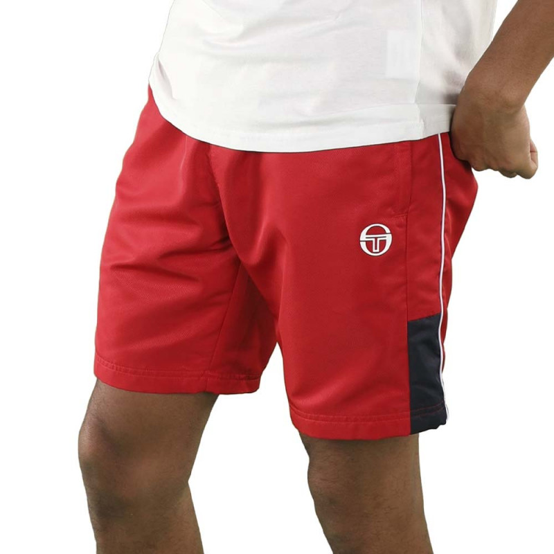 Short Sergio Tacchini Vebita rouge en vente chez DM'Sports