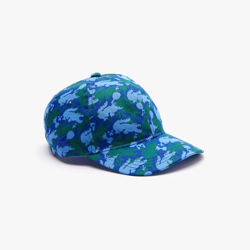 Casquette Garçon Lacoste x Minecraft en coton imprimé chez DM'Sports