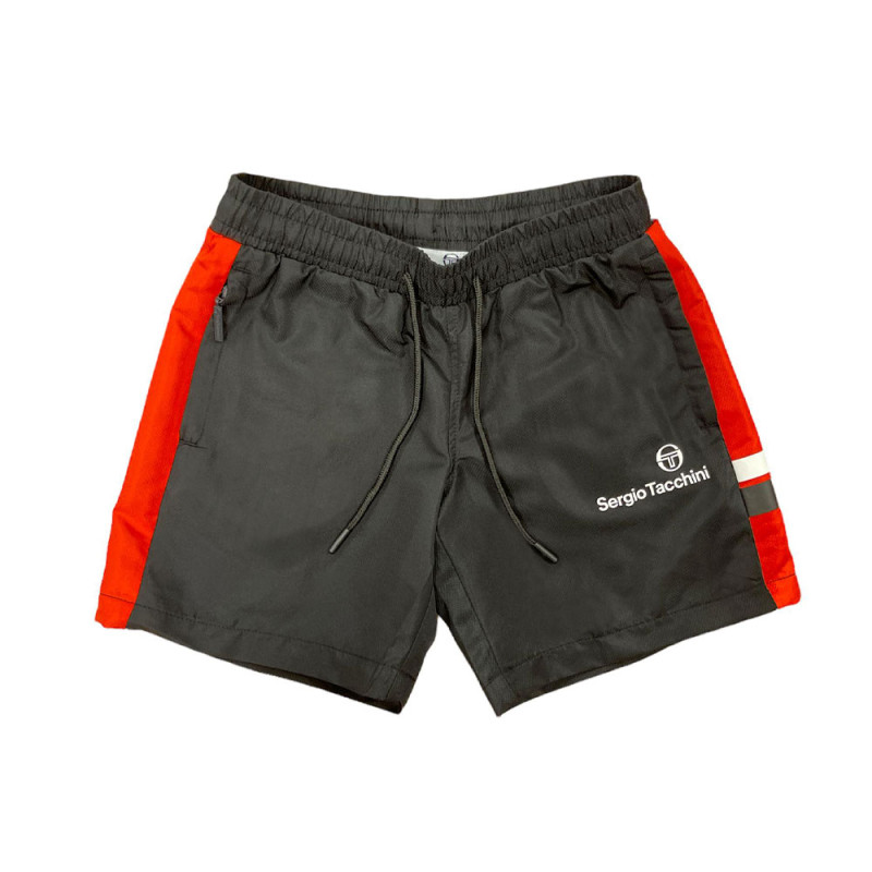 Short enfant Sergio Tacchini VERD Noir et Rouge chez DM'Sports