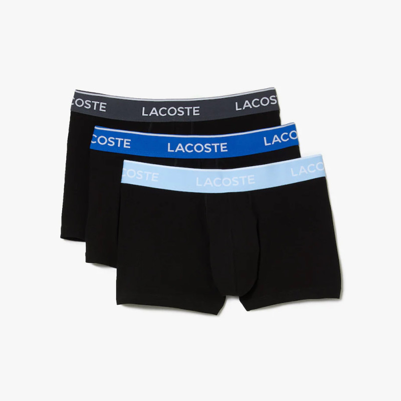 Lot De 3 Boxers Courts Marine Avec Ceinture Contrastée chez DM'Sports