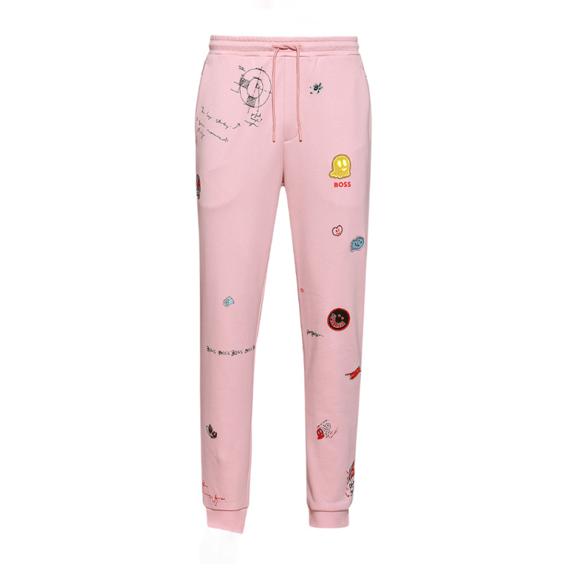 Bas de survêtement Boss Hoverart rose est chez DM'Sports !