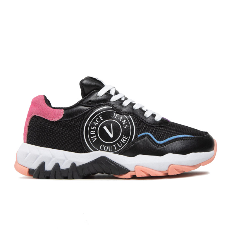 Baskets VERSACE Fondo Ginza Dis.28 noires en tissu sur dmsports.fr