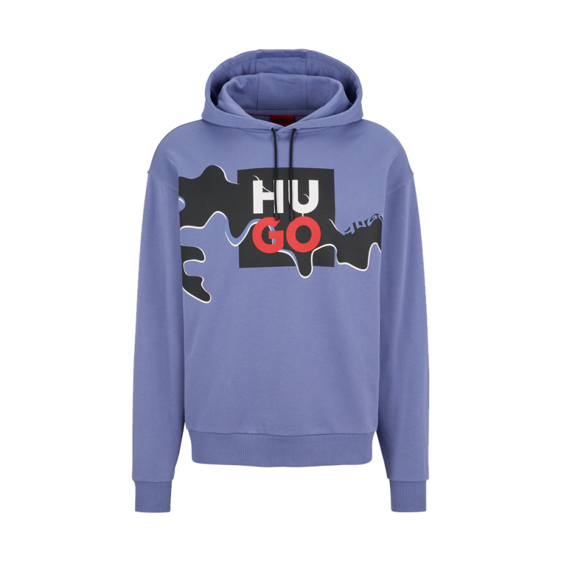 Sweat à capuche Dalcon HUGO violet pour hommes sur dmsports.fr