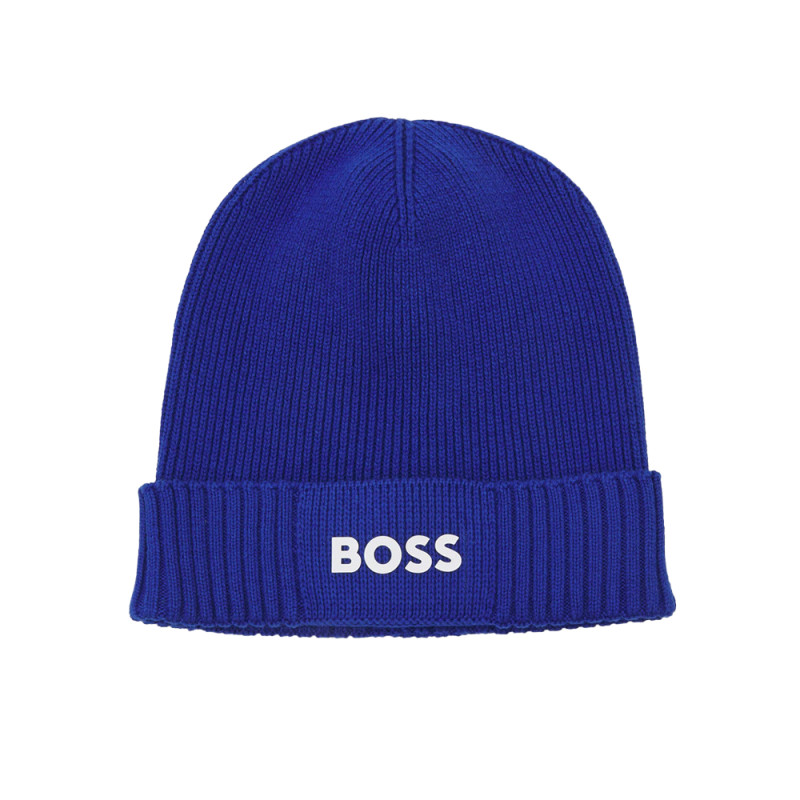 Bonnet BOSS ASIC Bleu Unisexe Chez DM'Sports