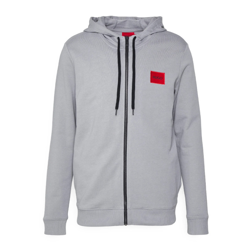 Sweat zippé Hugo Daple212 gris pour homme chez DM'Sports
