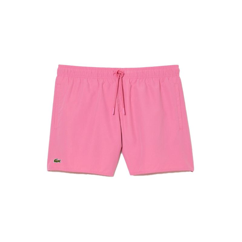 Short de bain Lacoste léger uni à séchage rapide chez DM'Sports