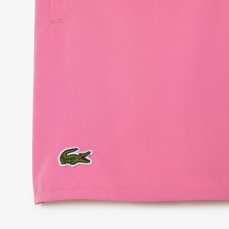 Short de bain Lacoste léger uni à séchage rapide chez DM'Sports