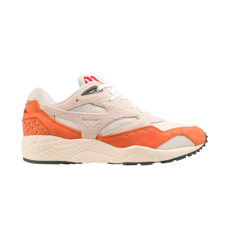 Baskets MIZUNO CONTENDER beiges et oranges disponibles chez DM'Sports