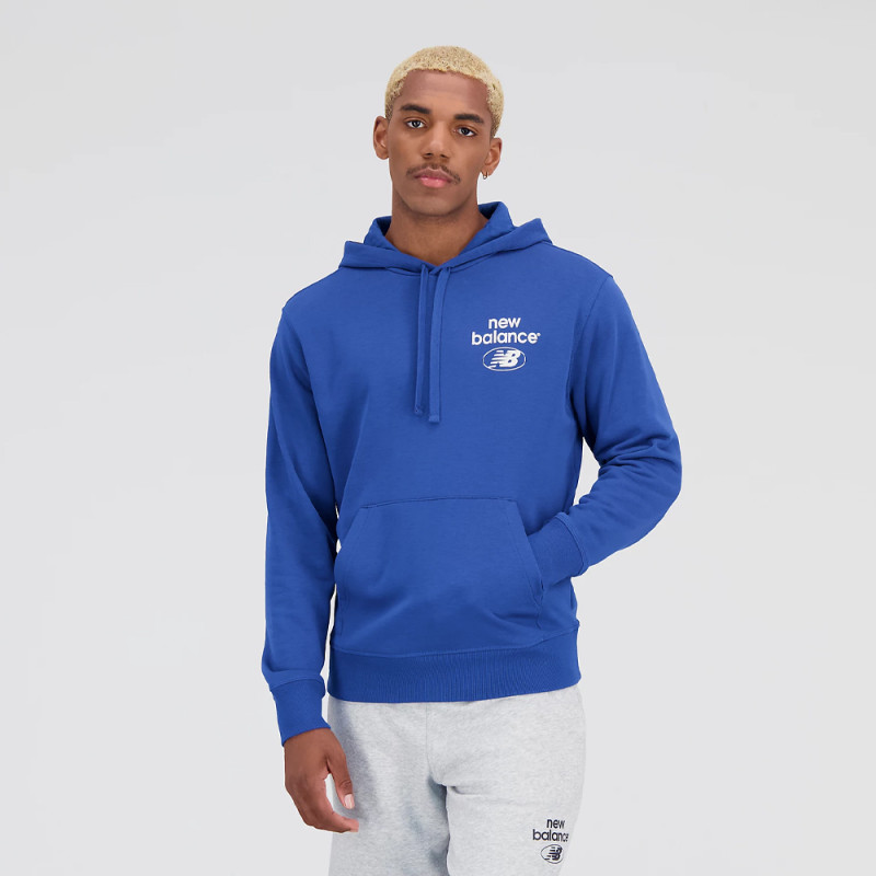 Sweat à capuche essentials New Balance Bleu en magasin DM'Sports