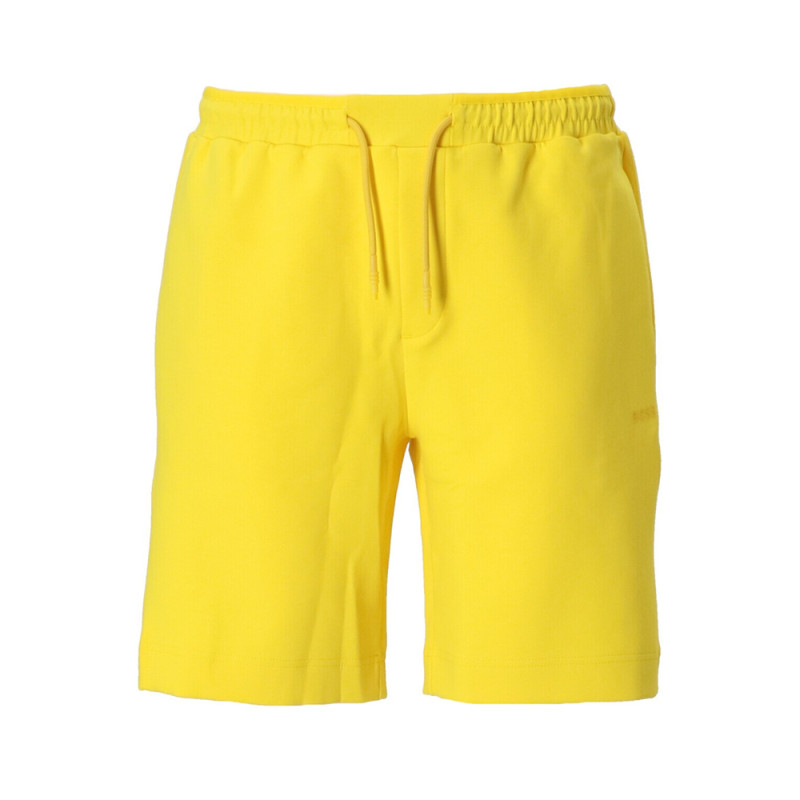 Short BOSS Headlo 1 Jaune coton mélangé disponible chez DM'Sports