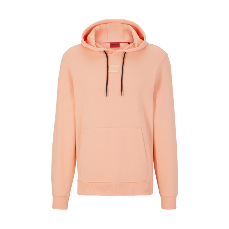 Sweat à capuche avec badge logo ton sur ton HUGO | DM'Sports