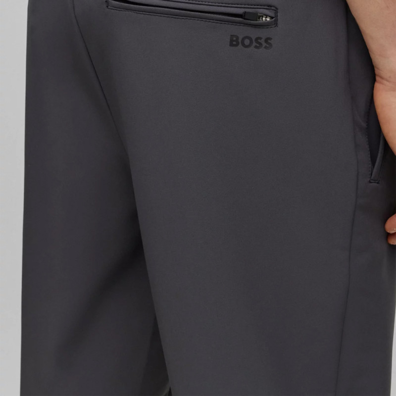 Chino T-Flex tapered fit BOSS en tissu stretch Gris | DM'Sports