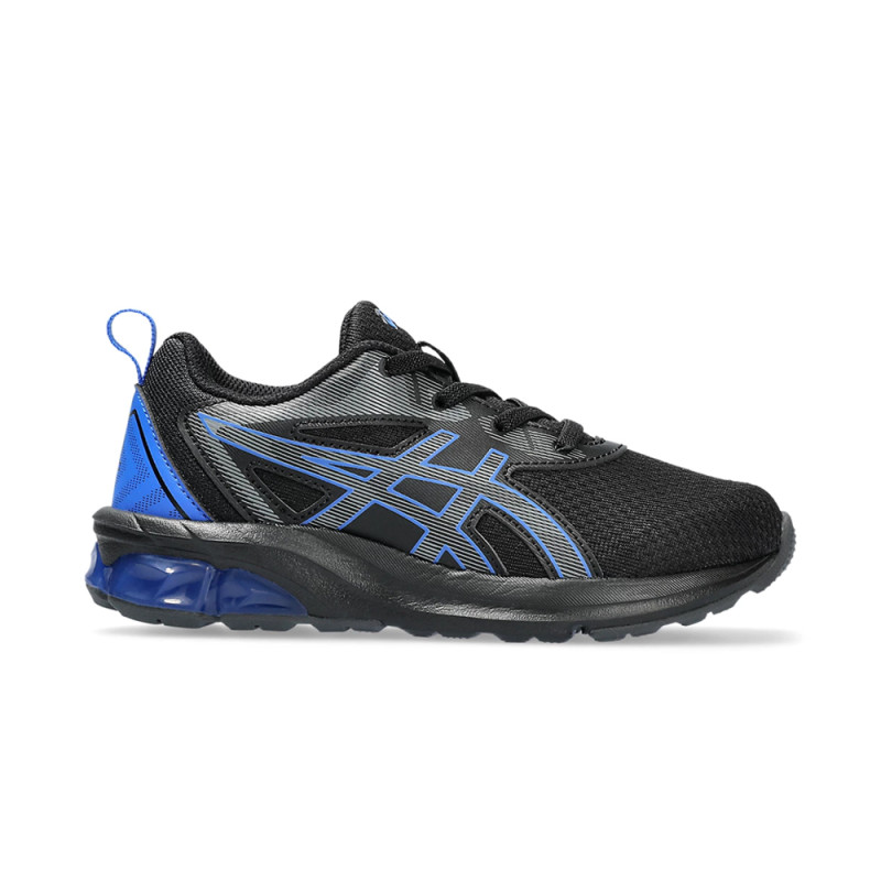 Baskets Asics GEL QUANTUM 90 IV PS noires et bleues | DM'Sports