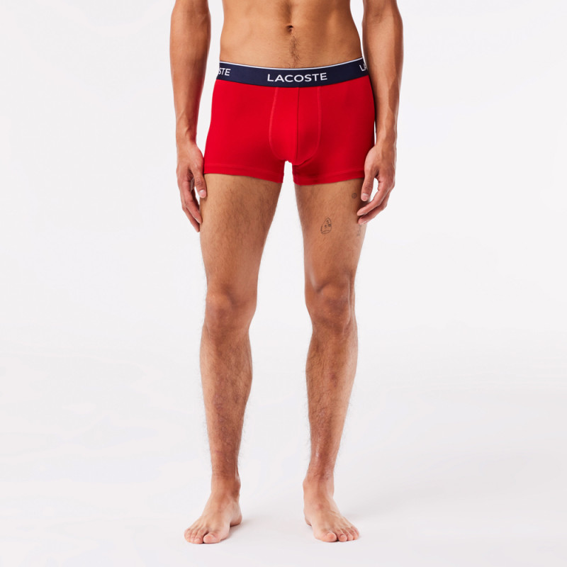 Lot De 3 Boxers Courts Lacoste Casual Unis en vente chez DM'Sports