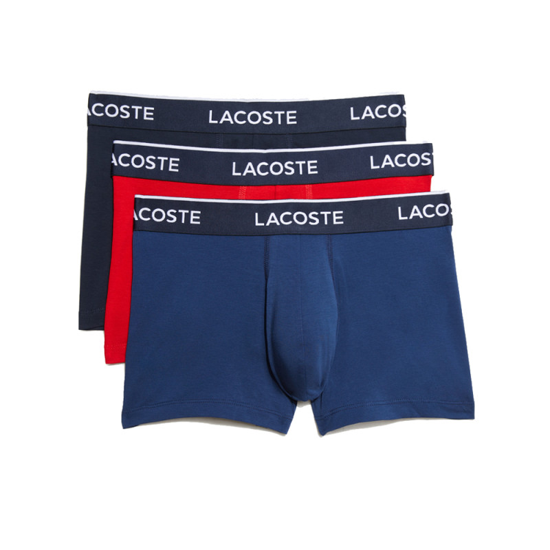 Lot De 3 Boxers Courts Lacoste Casual Unis en vente chez DM'Sports