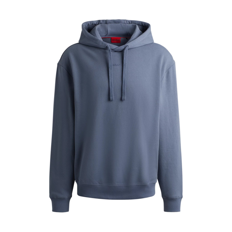 Sweat à capuche avec un logo contrastant sur la poitrine HUGO Chez DMS