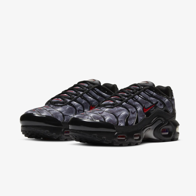 Baskets NIKE Air Max Plus GS black/university red | DM'Sports Lyon