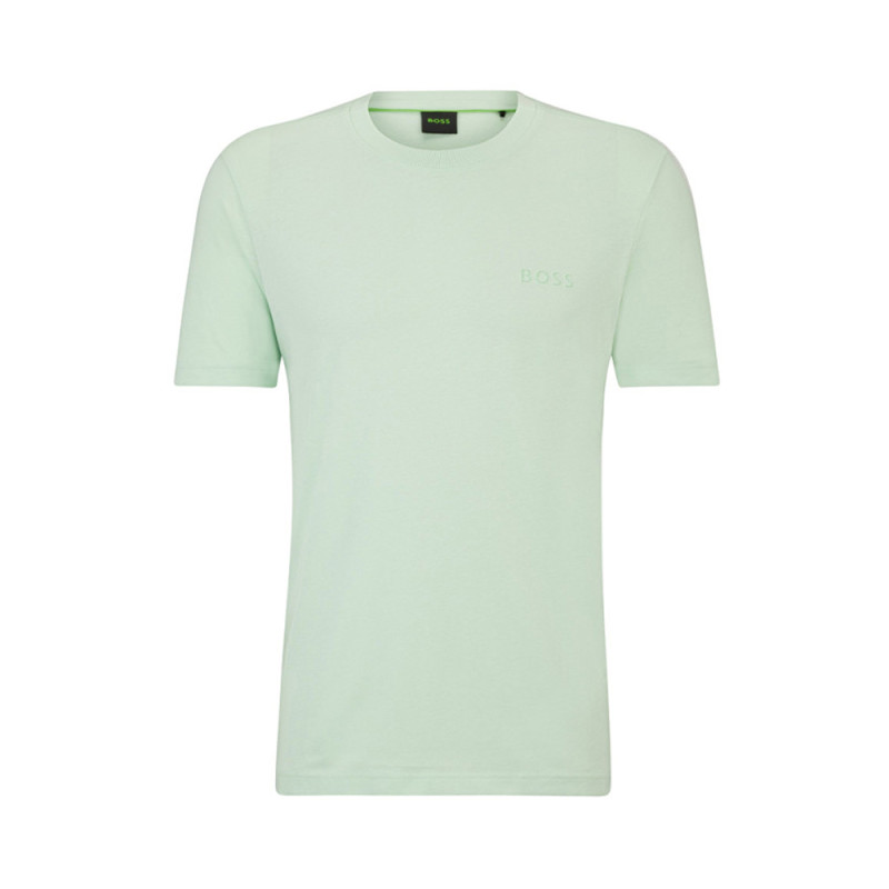 T-Shirt Regular Fit en jersey de coton avec logo en mesh Chez DMS