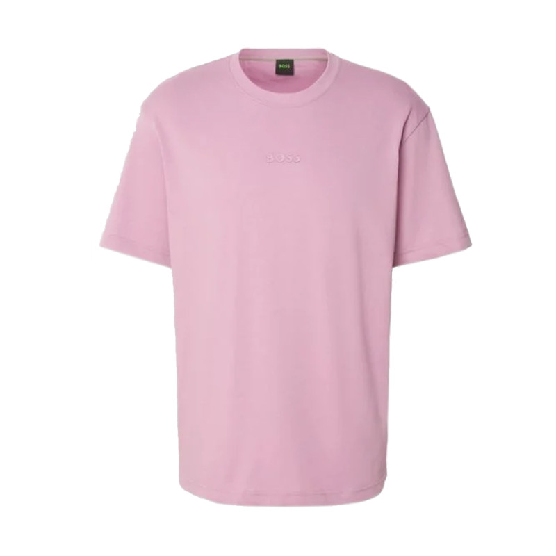 T-Shirt TEE 10 BOSS avec logo mauve pour homme | DM'Sports