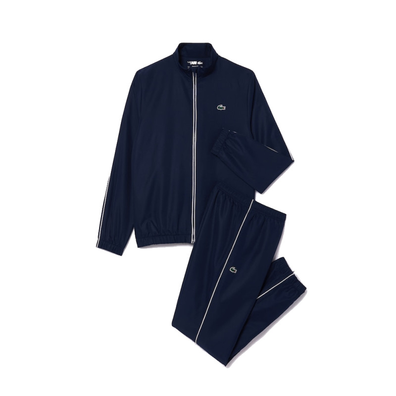 Survêtement Lacoste Tennis Taffetas diamanté Bleu Marine Chez DMS