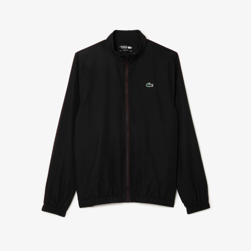 Survêtement Lacoste Tennis Taffetas diamanté Noir Chez DMS
