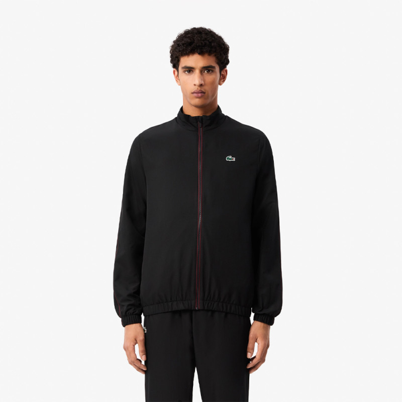 Survêtement Lacoste Tennis Taffetas diamanté Noir Chez DMS