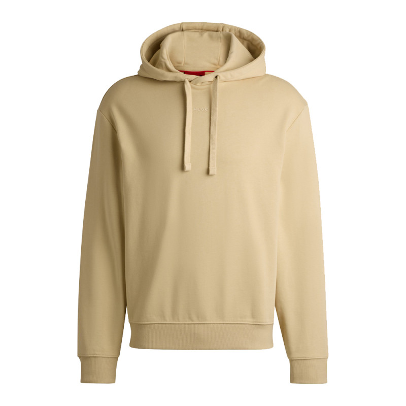 Sweat à capuche avec un logo contrastant sur la poitrine HUGO Chez DMS