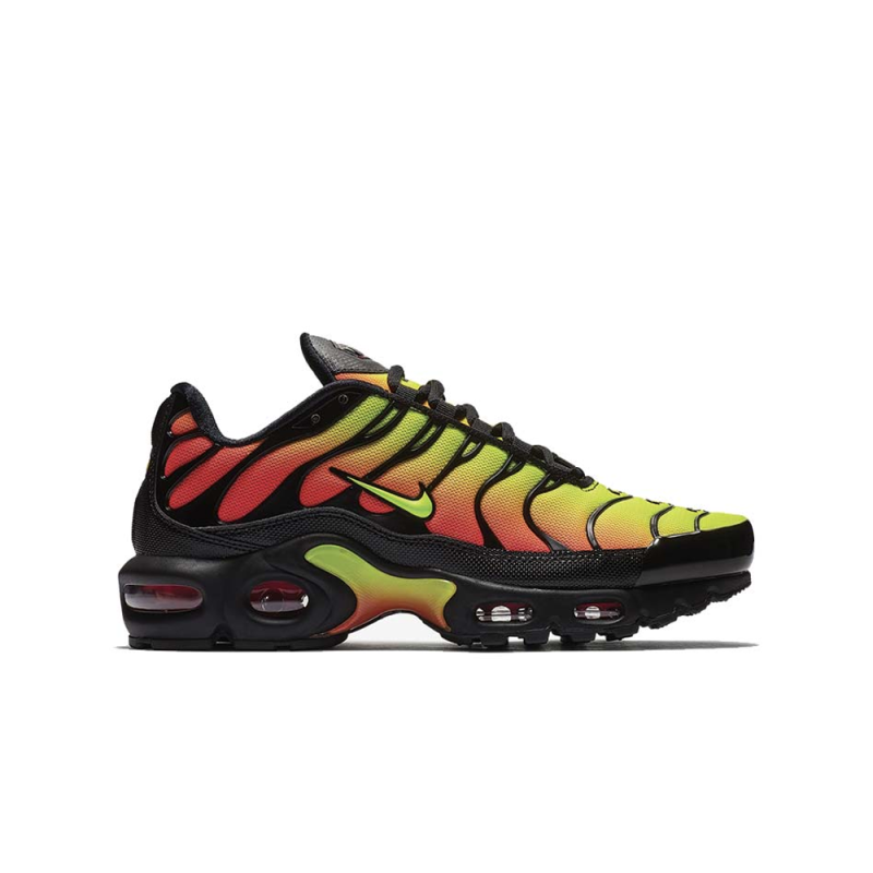 Baskets Nike Air Max Plus TN SE Noires et Oranges Chez DM'Sports