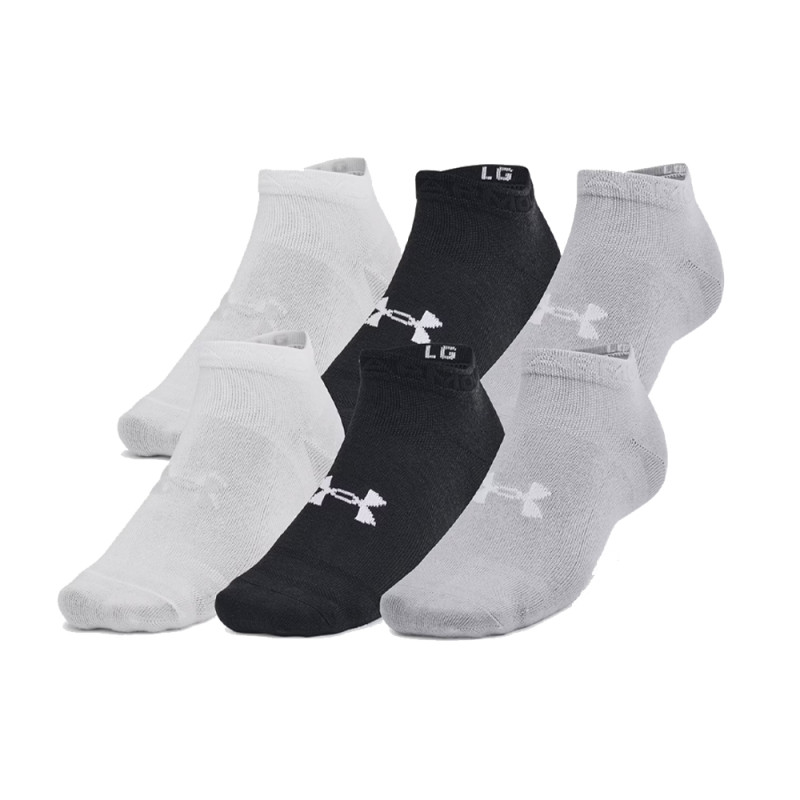 Lot 6 × Chaussettes Under Armour Essential No Show – Légères & Maintien | DM'Sports