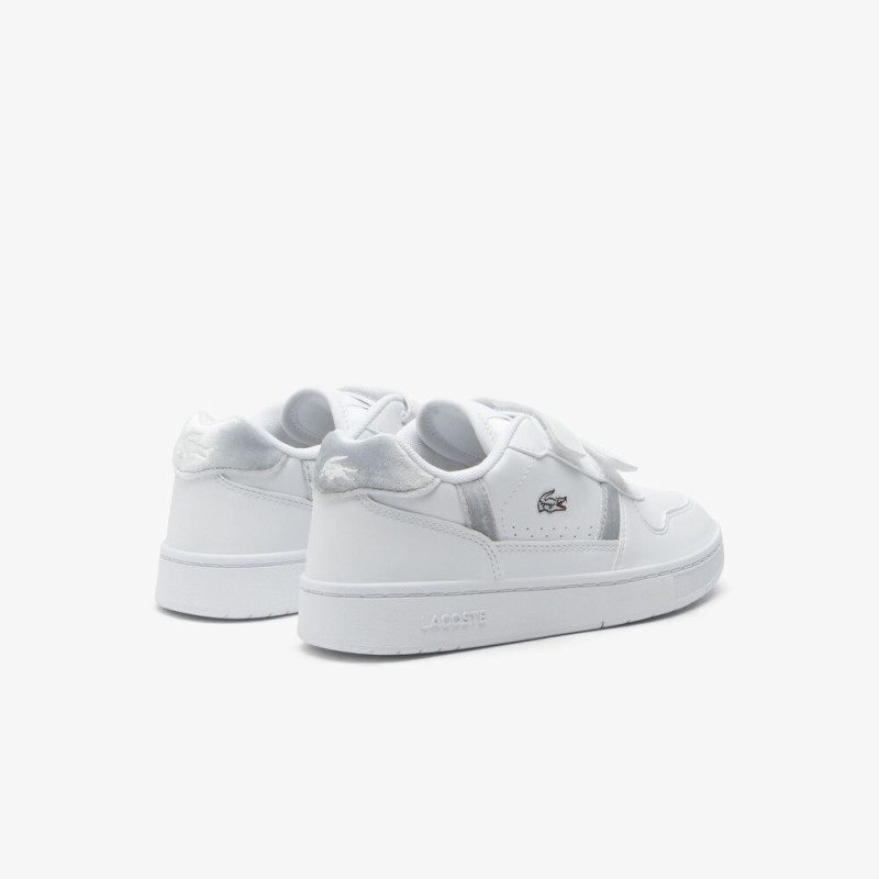 BASKETS Lacoste - Blanc - T-CLIP SET Pour enfant Chez DM'Sports à Lyon