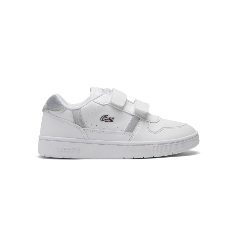 BASKETS Lacoste - Blanc - T-CLIP SET Pour enfant Chez DM'Sports à Lyon