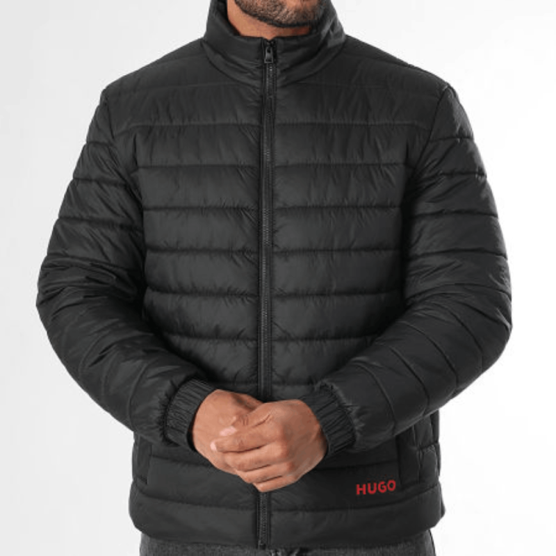 Doudoune Brenti  HUGO - Noir-avec visuel HUGO by Hugo Boss imprimé chez DM'Sports