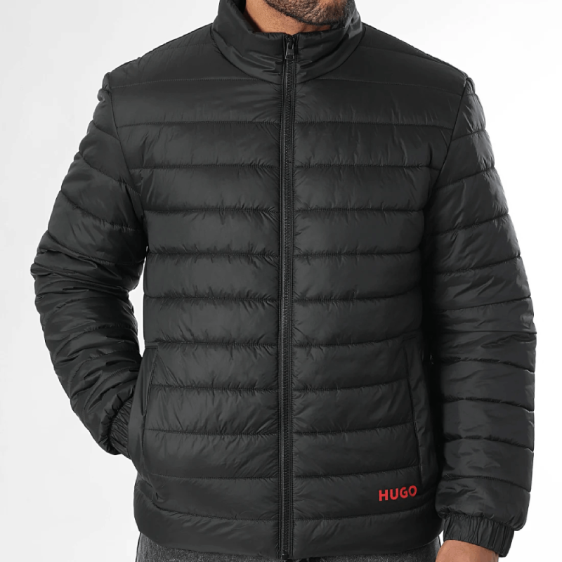 Doudoune Brenti  HUGO - Noir-avec visuel HUGO by Hugo Boss imprimé chez DM'Sports