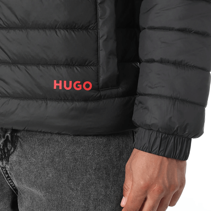 Doudoune Brenti  HUGO - Noir-avec visuel HUGO by Hugo Boss imprimé chez DM'Sports