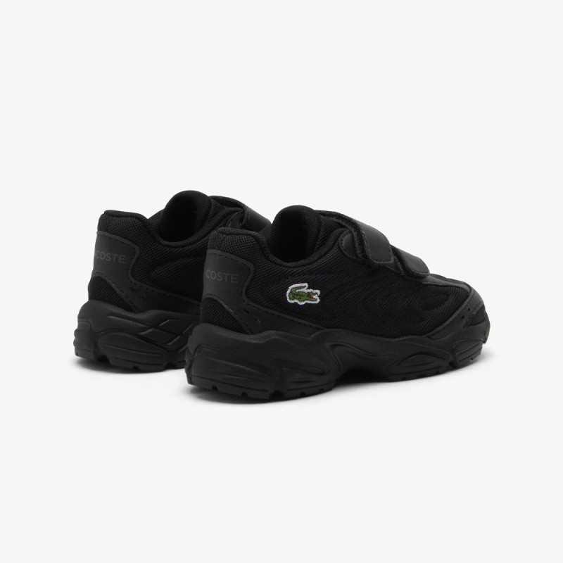 Baskets Lacoste Noires Storm 96 2K Lite pour Bébé Chez DM'Sports