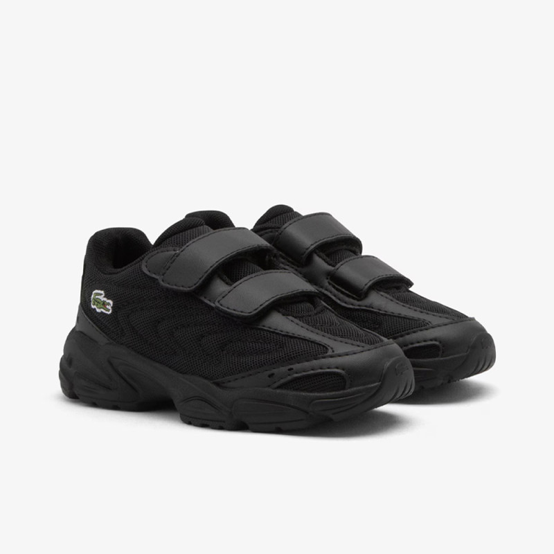 Baskets Lacoste Noires Storm 96 2K Lite pour Bébé Chez DM'Sports