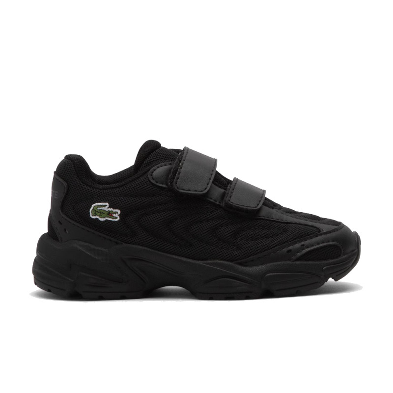 Baskets Lacoste Noires Storm 96 2K Lite pour Bébé Chez DM'Sports