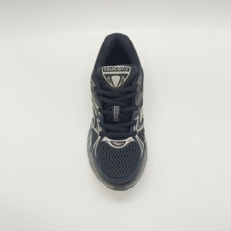 Baskets Saucony RIDE MILLENIUM Noires et Argenté Enfant | Chez DM'Sports